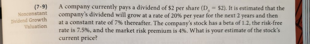 cash flow is $400,000 and is expected to grow at a constant