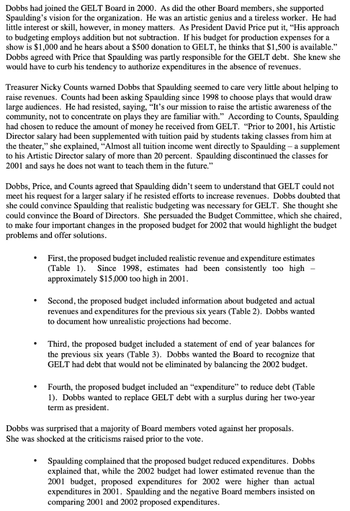 next steps: How can the situation be resolved? What challenges are to