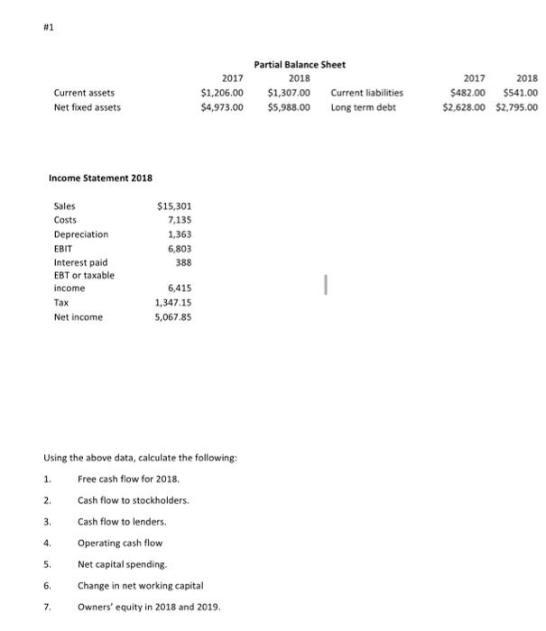  please show your work. im having a hard time understanding. #1