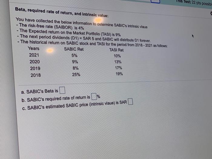 two decimal places.) b. The risk premium for Almarai is 5%. (Round