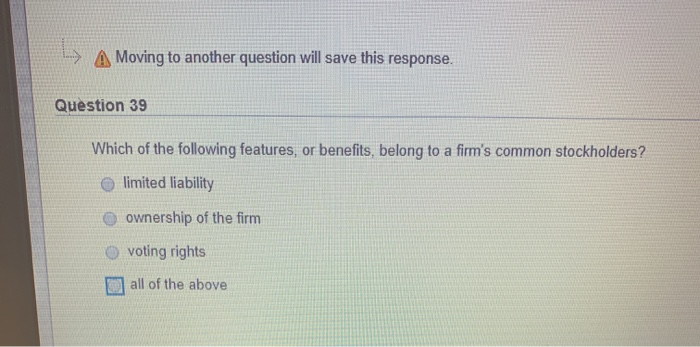  > A Moving to another question will save this response. Question