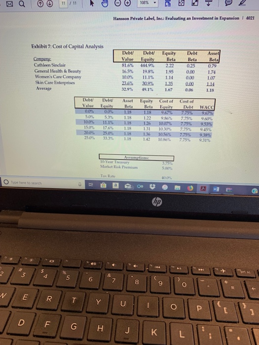 little total (see Exhibit 4, which shows HPL's sales into its retail