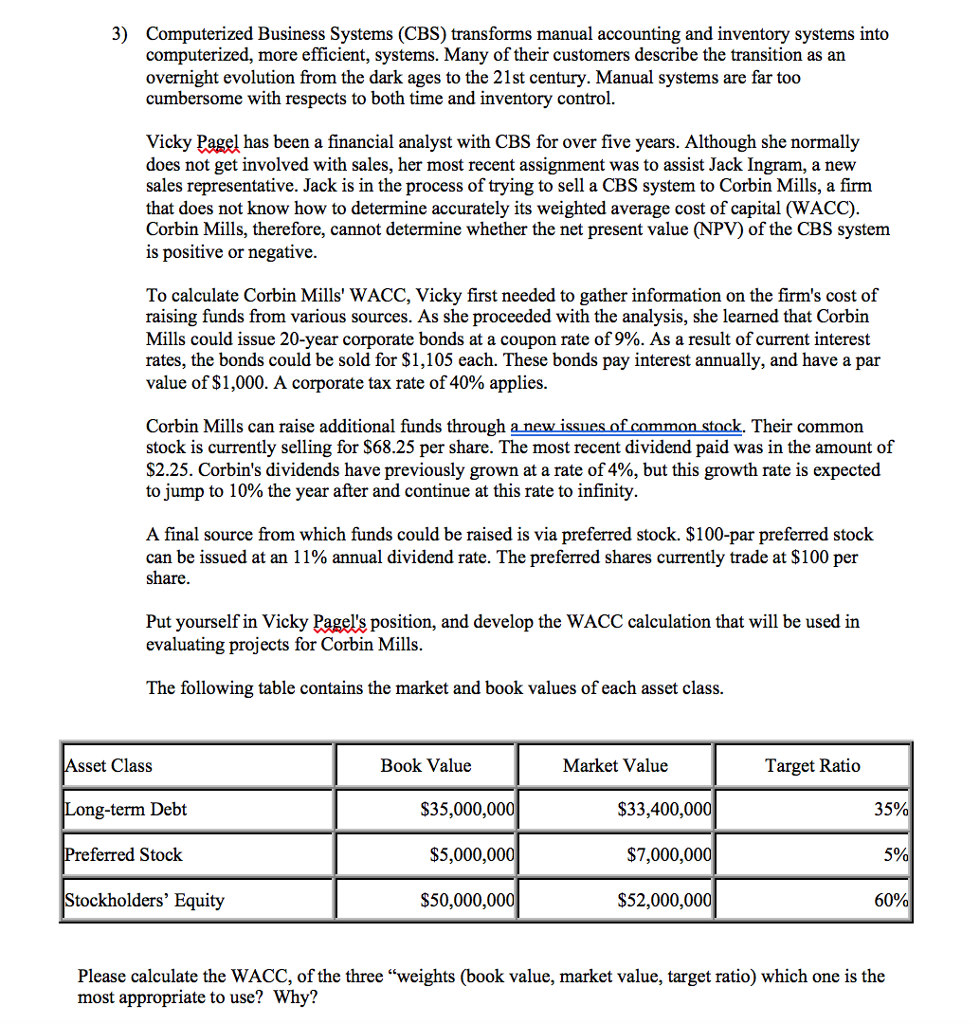  3) Computerized Business Systems (CBS) transforms manual accounting and inventory systems