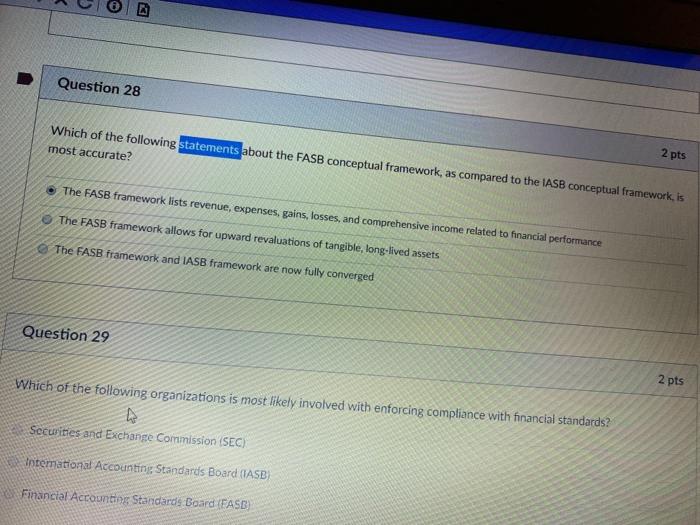 Question 23 Government financial regulators are responsible for: establishing financial reporting standards