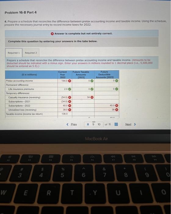 years; balance sheet classification; change in tax rate (LO16-1, 16-2, 16-3, 16-5,