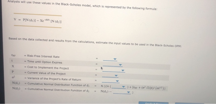 The cost of the project is $50 million, but the future cash