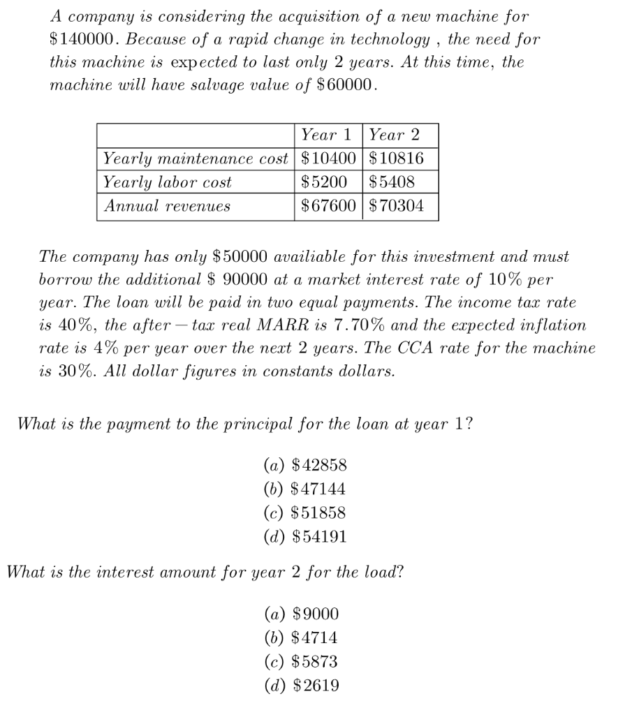 Please write all your steps regarding each calculation. Also, refer to the