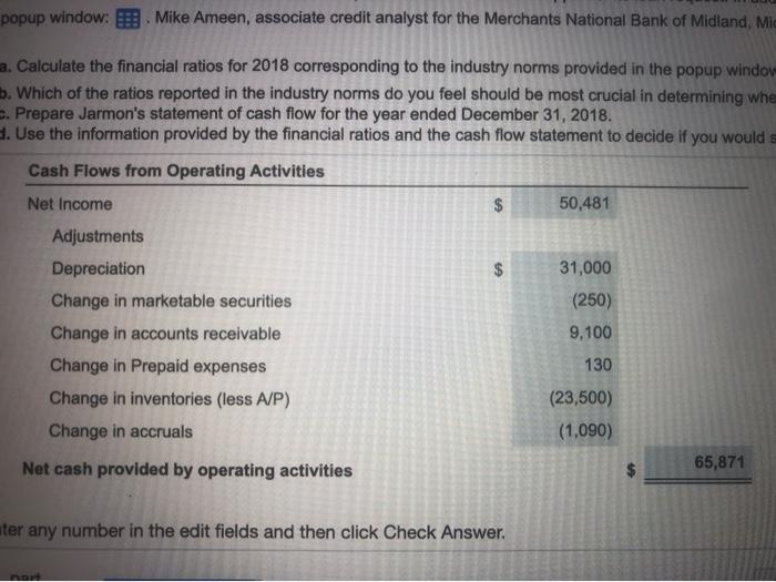 $ $ 401,200 $ 408,120 Total liabilities and equity T.P. Jarmon Company,