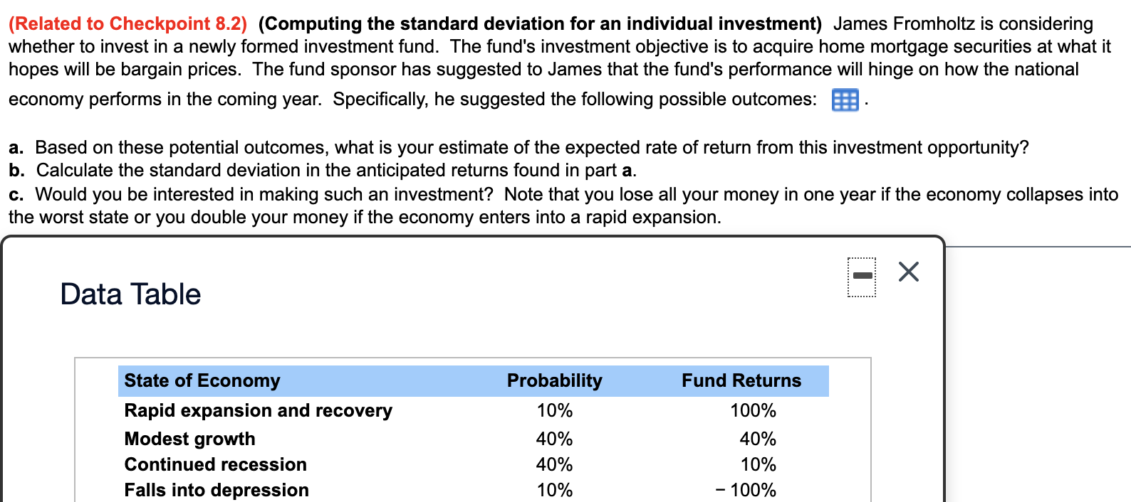  (Related to Checkpoint 8.2) (Computing the standard deviation for an individual