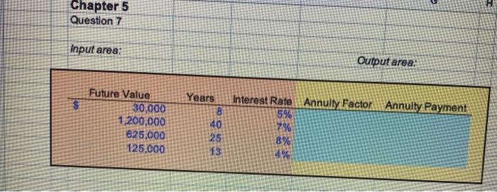  Please show how to get it using both excel and a