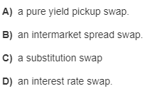 Wallace sells a AAA rated 4% bond for $960 and buys another