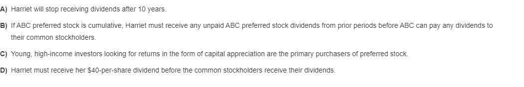 This is an example of Q..An investor whose primary investment objective is