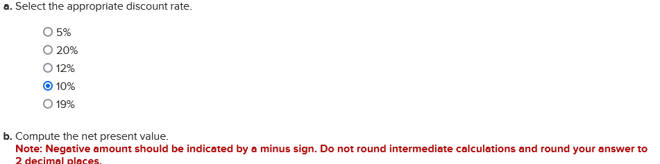 value in part B? Waste Industries is evaluating a $56,500 project with