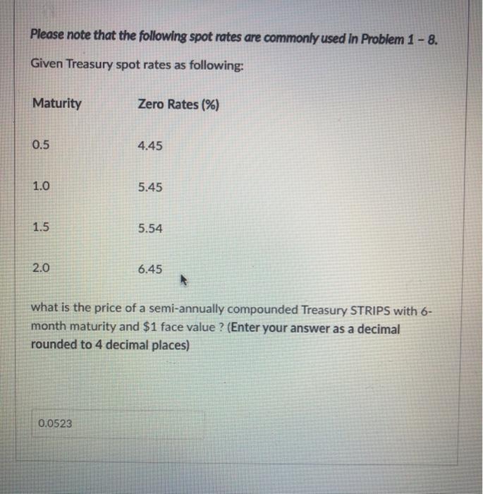  is this correct and why Please note that the following spot