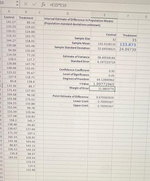 a second group of 32 participants, to whom you do not give