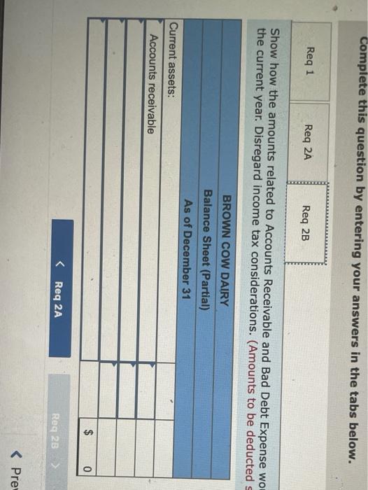 bad debt expense. The ending balance of each account receivable is aged