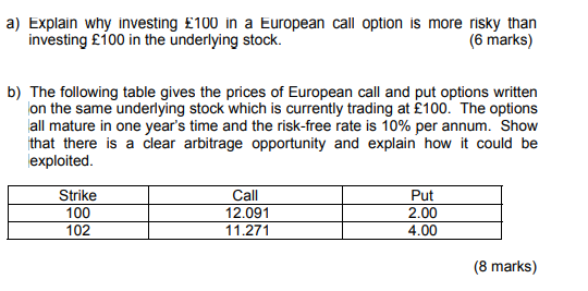 ANSWER ALL PARTS USING EXCEL PLEASE. a) Explain why investing 100