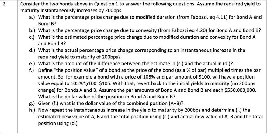 Questions on Bonds: Answer with a working worksheet making the cashflows
