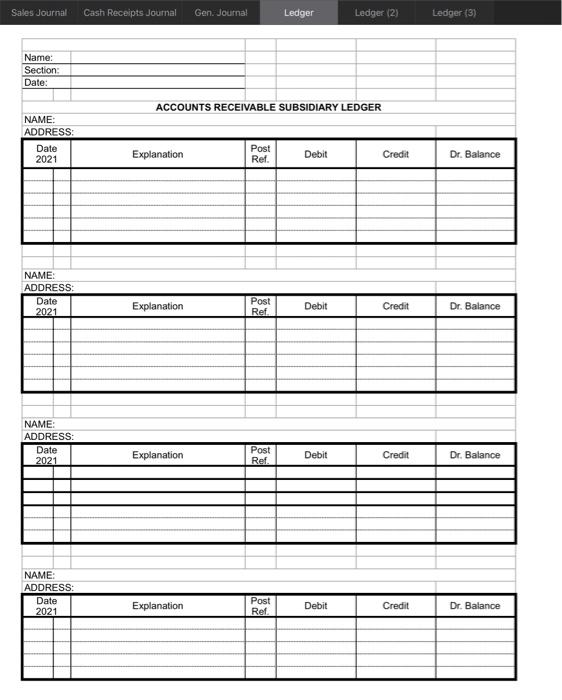 Chapter 7. To assist you in recording the following transactions, the schedule