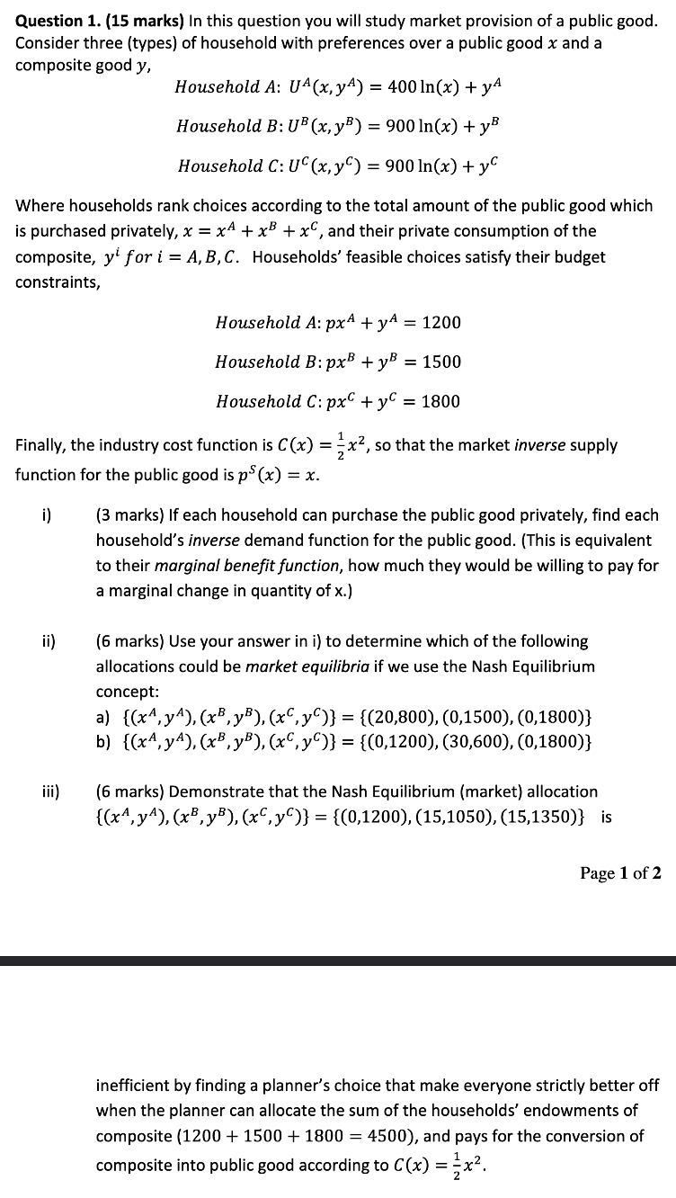  Please answer Question all parts fully and clearly thanks! = Question