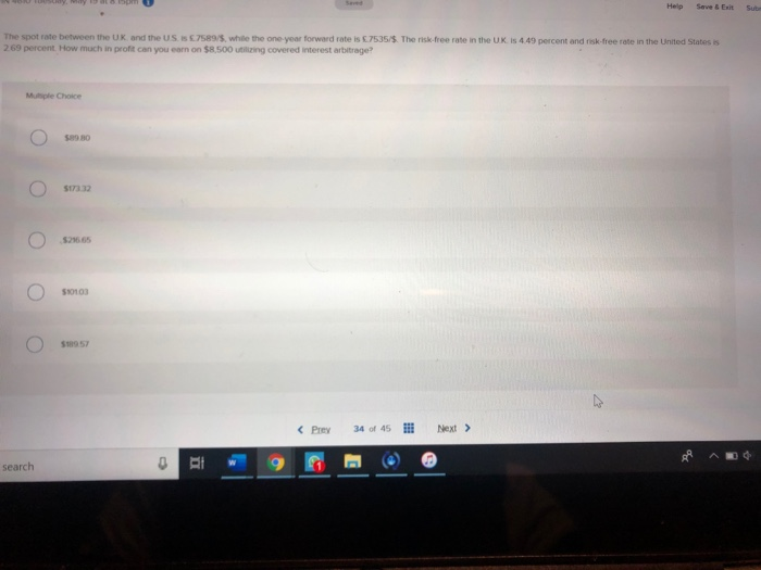  Help Save Exit Sut The spot rate between the UK and