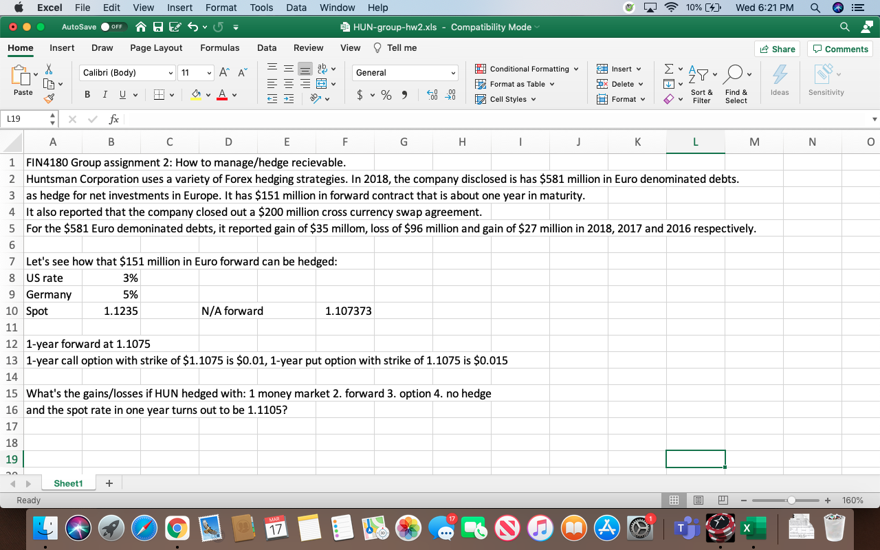  Excel File Edit View Insert Format Tools Data Window Help 10%
