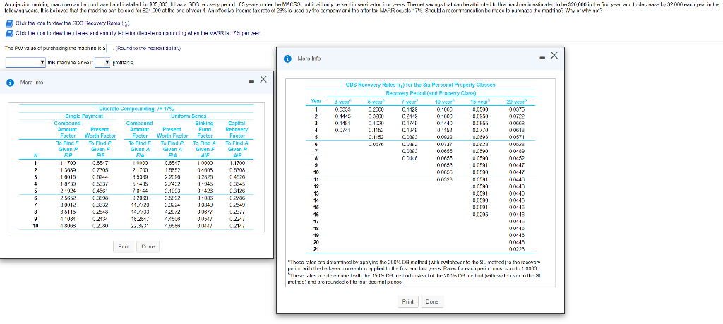 solve this. Also include general format for the after tax analysis (Cash