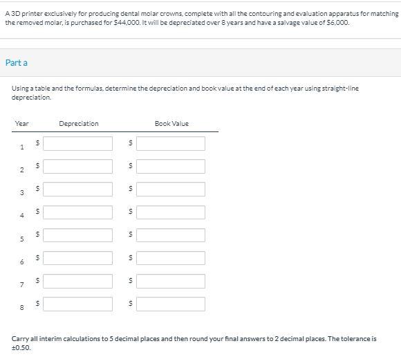  A 3D printer exclusively for producing dental molar crowns, complete with