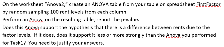 But I am super lost as to formating the first Anova. Any