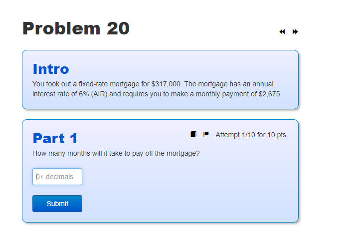 to pay you the following amounts over the next 5 years, at