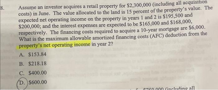  answer is D but i need help with knowing how to