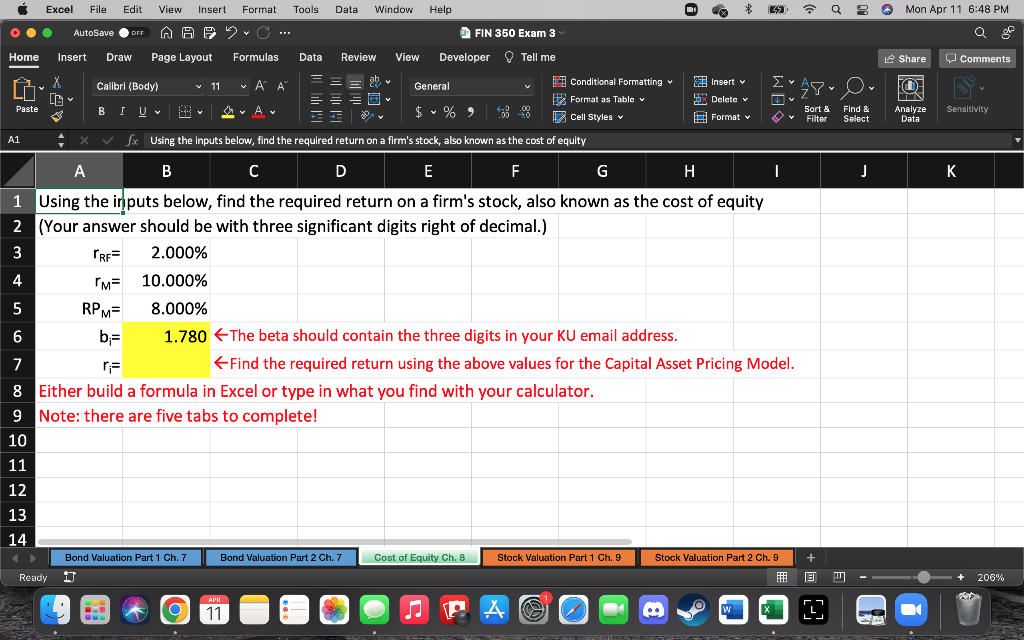  Excel File Edit View Insert Format Tools Data Window Help Mon