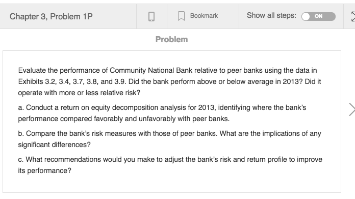  Chapter 3, Problem 1P Bookmark Show all steps: ON Problem Evaluate
