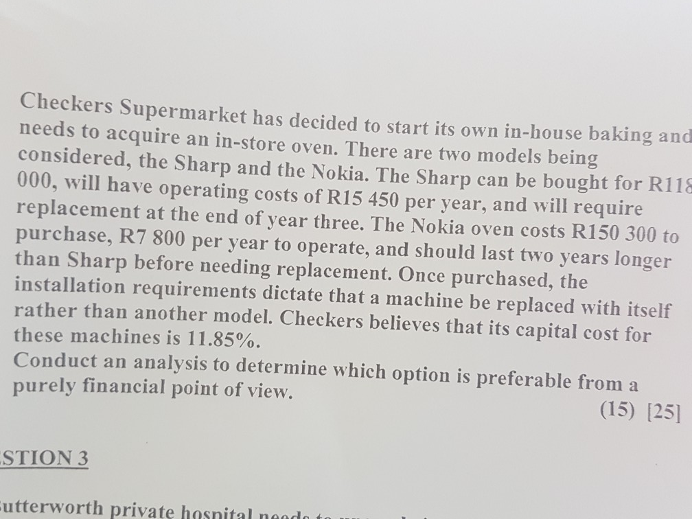 with R140 000 of equity, being 25% of capital required. Bankers have