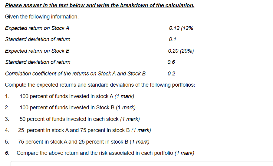 Please answer in the text below and write the breakdown of