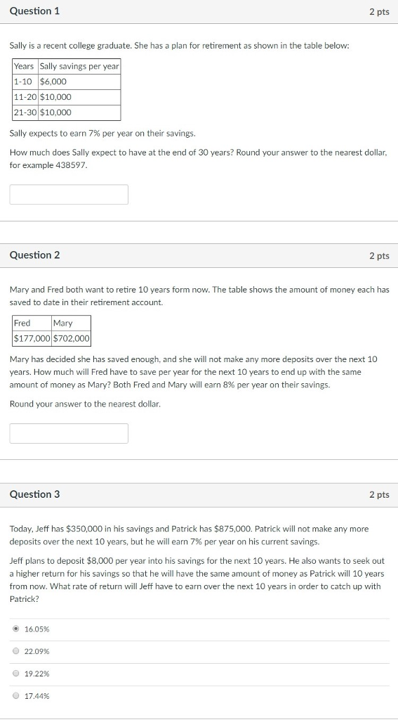 Finance Time Value problems. I need to solve these problems with using