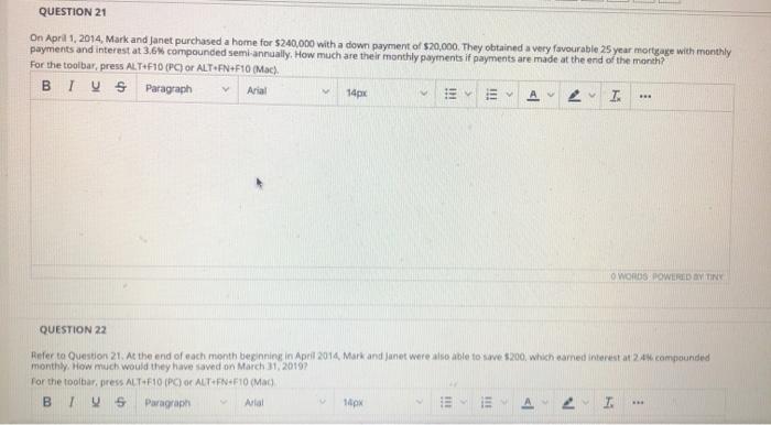  please answer these three they have connection to eachother QUESTION 21