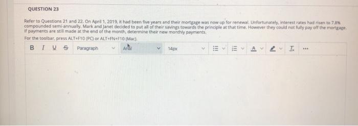On April 1, 2014, Mark and Janet purchased a home for $240,000