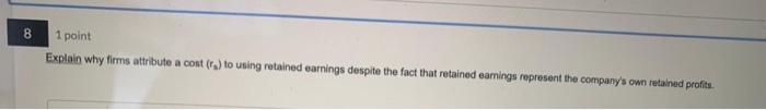 45-50words please OD 1 point Explain why firms attribute a cost