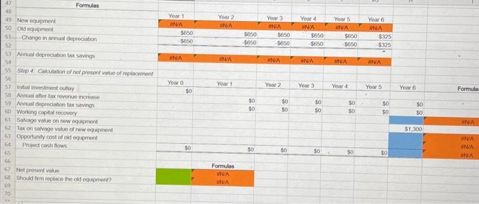 will have depreciation expenses of $650 for 5 years and $325 for