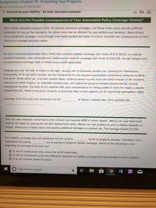  Your Assignment: Chapter 10- Protecting @ Due on Tomorrow at 11:59