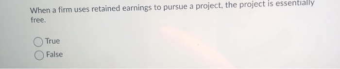 has an expected return of 6%. Project B has an expected return