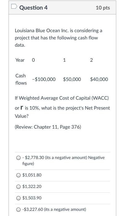hired as a consultant to Louisiana Blue Ocean Company, whose target capital