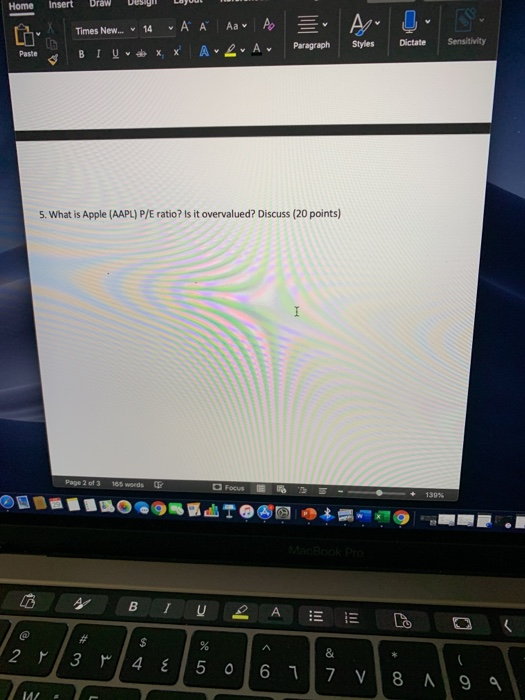  Insert Draw Design Layout A Times New... 14 A A Aa