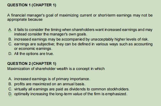  is a multiple choice question your fast reply is much thank