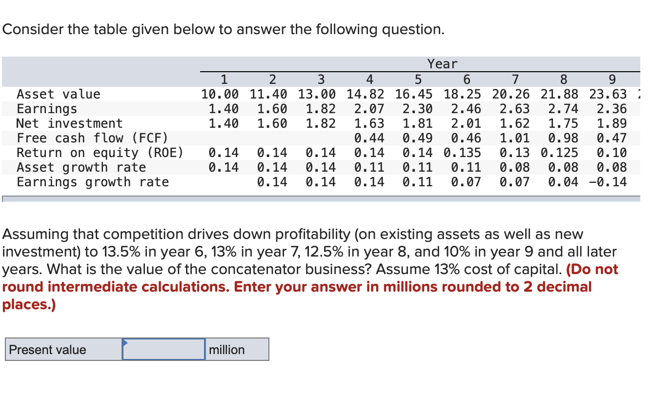  really need some help Consider the table given below to answer