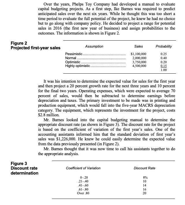 before depreciation and taxes (EBDT), subtract projected operating expenses from projected sales.
