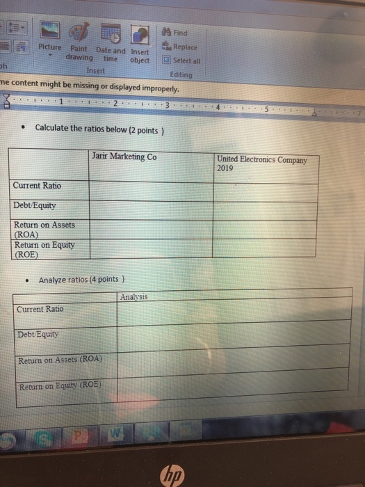 Below are the balance sheets and income statements for two different companies.