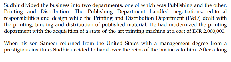 the following: SPARK PUBLISHING AND PRINTING HOUSE: SHORT-RUN MANAGERIAL DECISION RAISES A