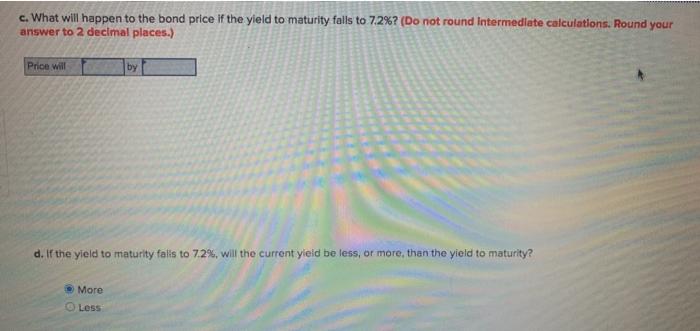 a coupon rate of 9.2%, has 9 years until maturity, and sells